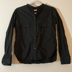Uniqlo x Lemaire black long sleeve top XS